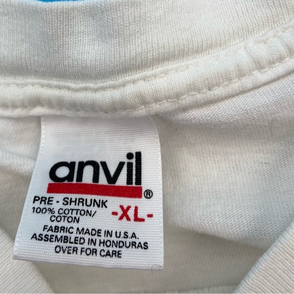 Vintage Anvil 1988 Woody Jackson “America’s Pastime” Single Stitch Flag T-Shirt - Picture 7 of 8